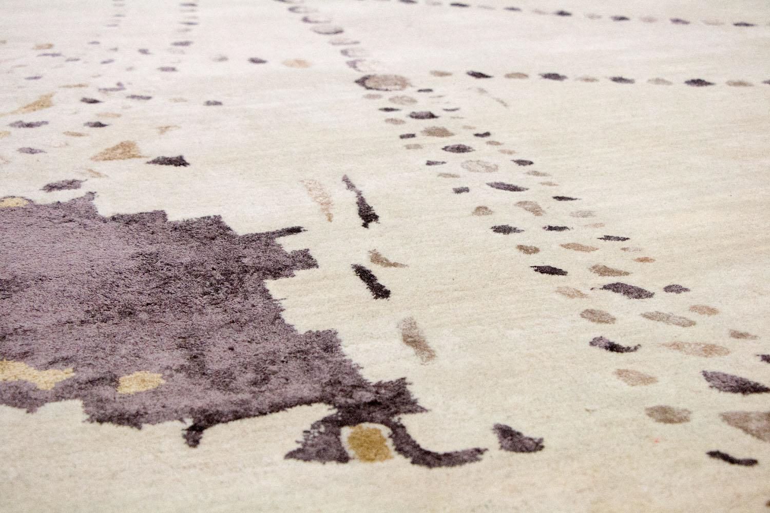 Alfombra de diseño - 243 x 153 cm - beige