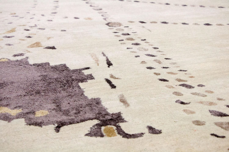 Alfombra de diseño - 243 x 153 cm - beige