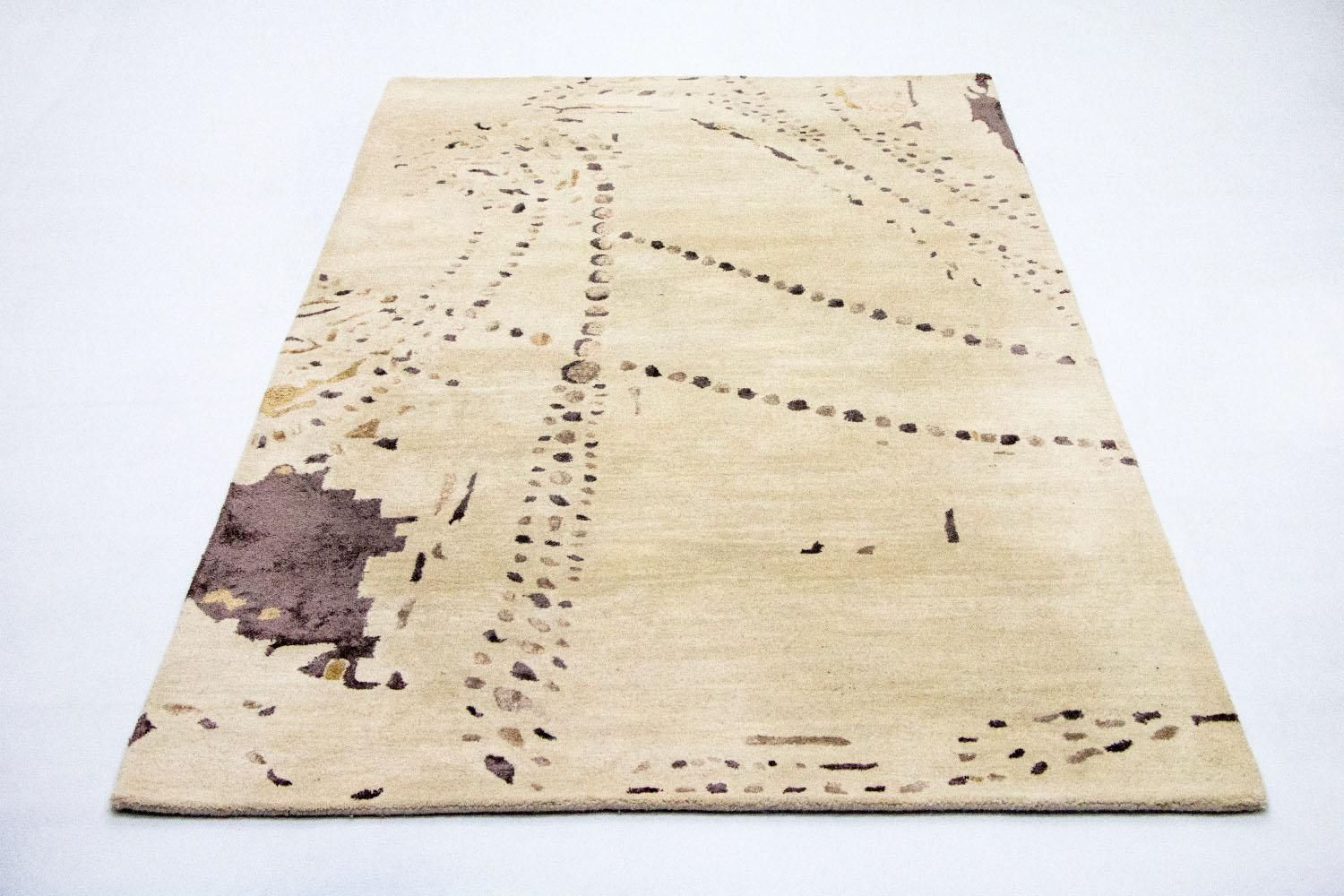 Alfombra de diseño - 243 x 153 cm - beige