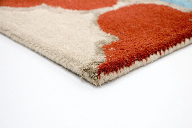 Alfombra de lana - 243 x 153 cm - beige