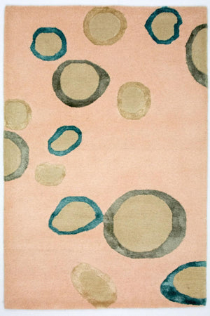 Alfombra de diseño - 181 x 121 cm - beige