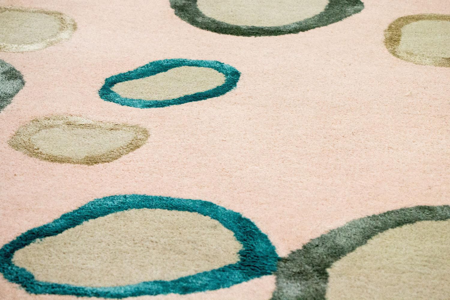 Alfombra de diseño - 181 x 121 cm - beige