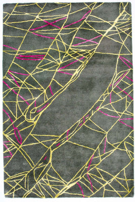 Alfombra de diseño - 240 x 155 cm - multicolor