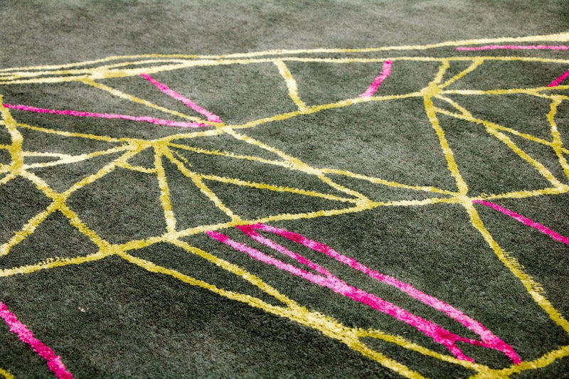 Alfombra de diseño - 240 x 155 cm - multicolor