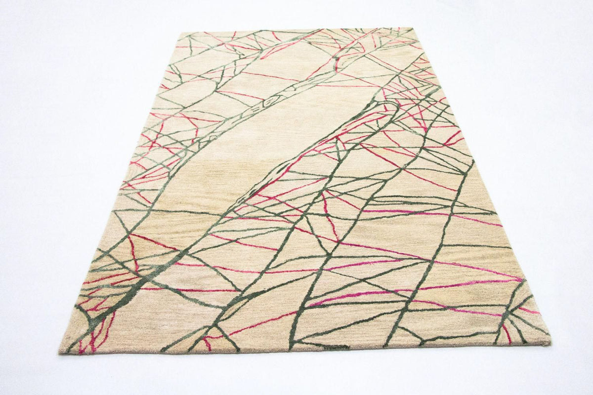 Alfombra de diseño - 242 x 154 cm - beige
