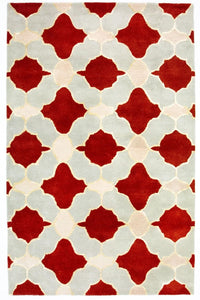 Alfombra de lana - 244 x 152 cm - beige
