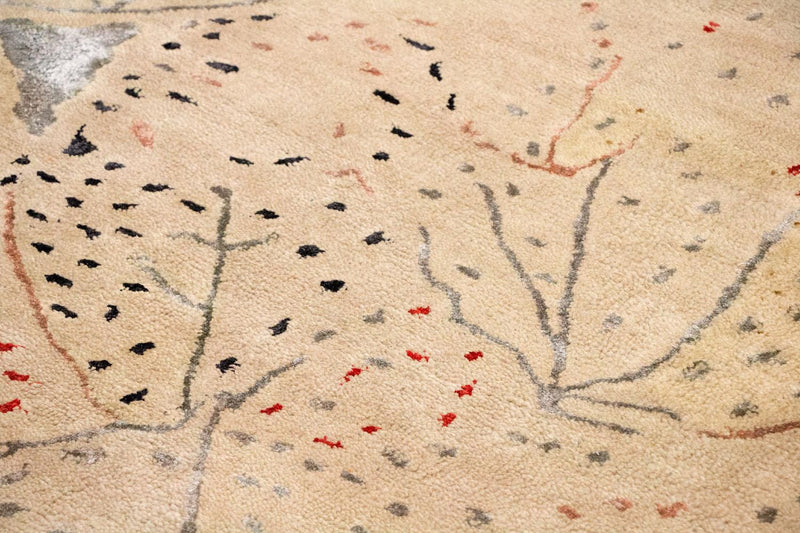 Alfombra de diseño - 242 x 155 cm - beige