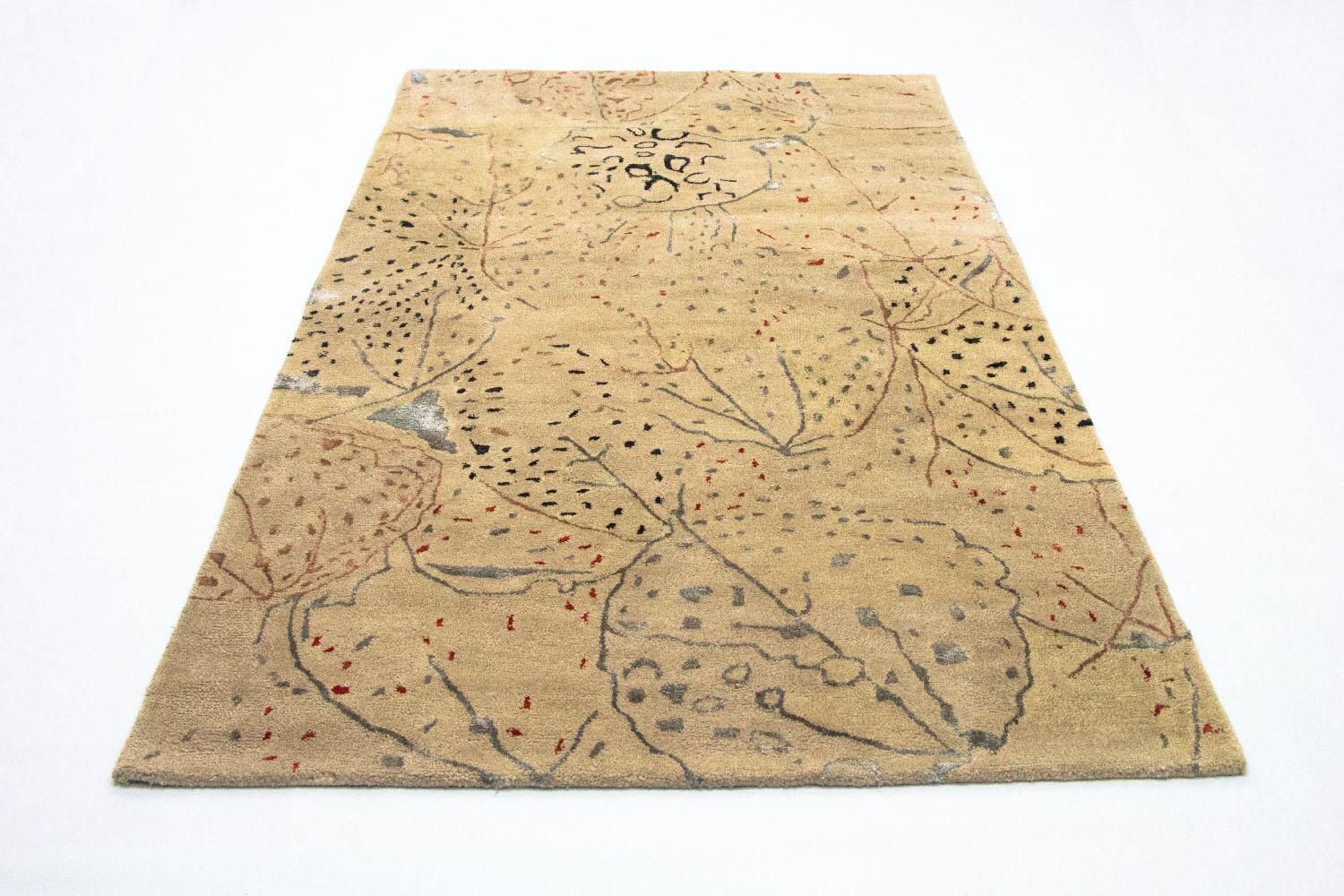 Alfombra de diseño - 242 x 155 cm - beige