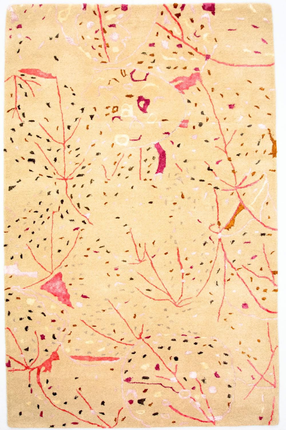 Alfombra de diseño - 244 x 155 cm - beige