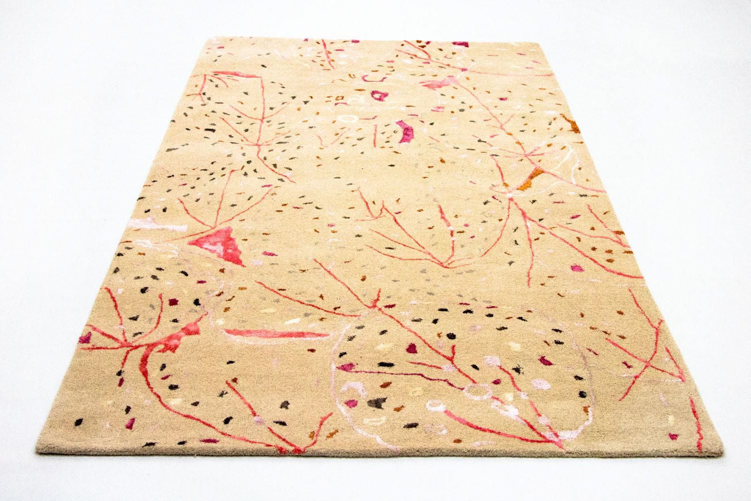 Alfombra de diseño - 244 x 155 cm - beige