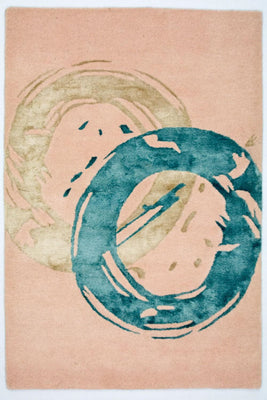 Alfombra de diseño - 180 x 122 cm - beige