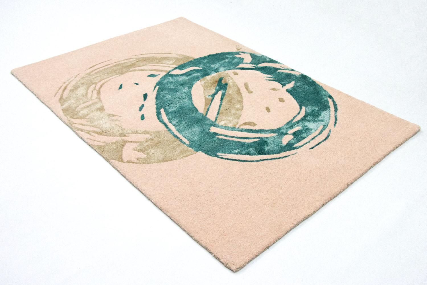 Alfombra de diseño - 180 x 122 cm - beige
