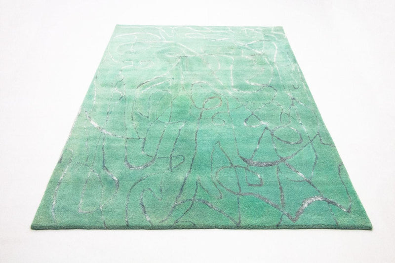 Alfombra de diseño - 244 x 154 cm - verde
