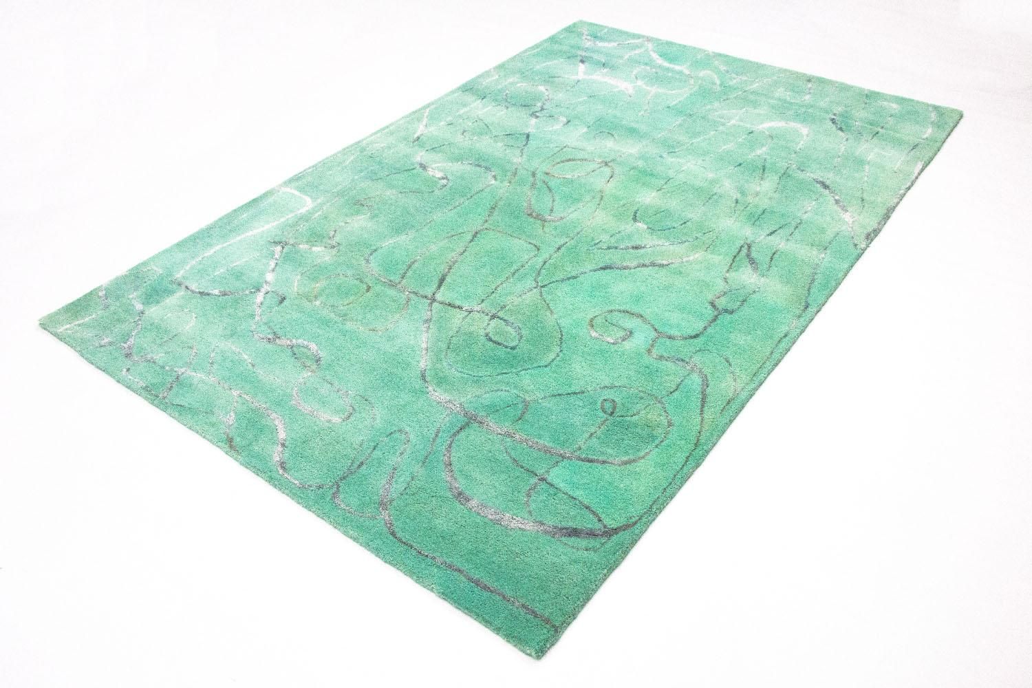 Alfombra de diseño - 244 x 154 cm - verde