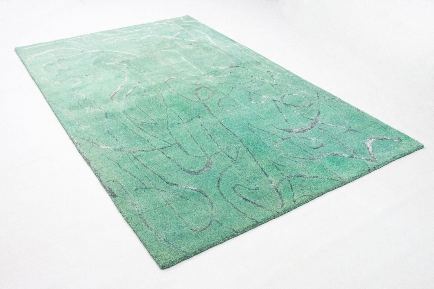 Alfombra de diseño - 244 x 154 cm - verde
