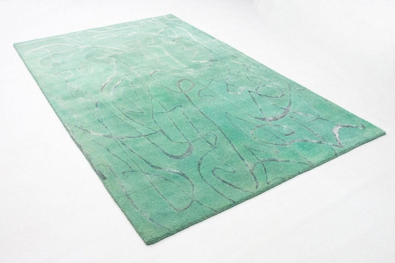 Alfombra de diseño - 244 x 154 cm - verde