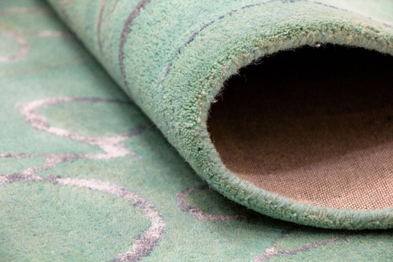 Alfombra de diseño - 244 x 154 cm - verde