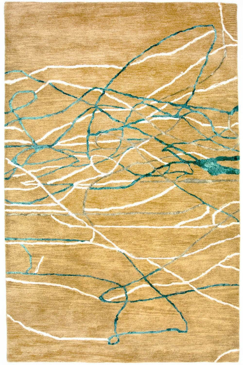 Alfombra de diseño - 245 x 156 cm - beige