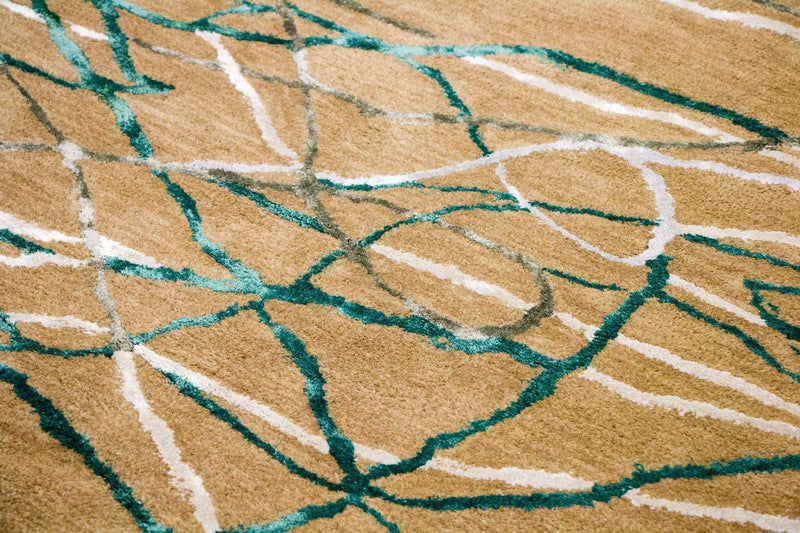 Alfombra de diseño - 245 x 156 cm - beige