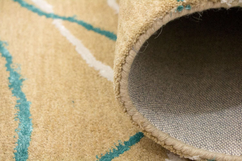 Alfombra de diseño - 245 x 156 cm - beige