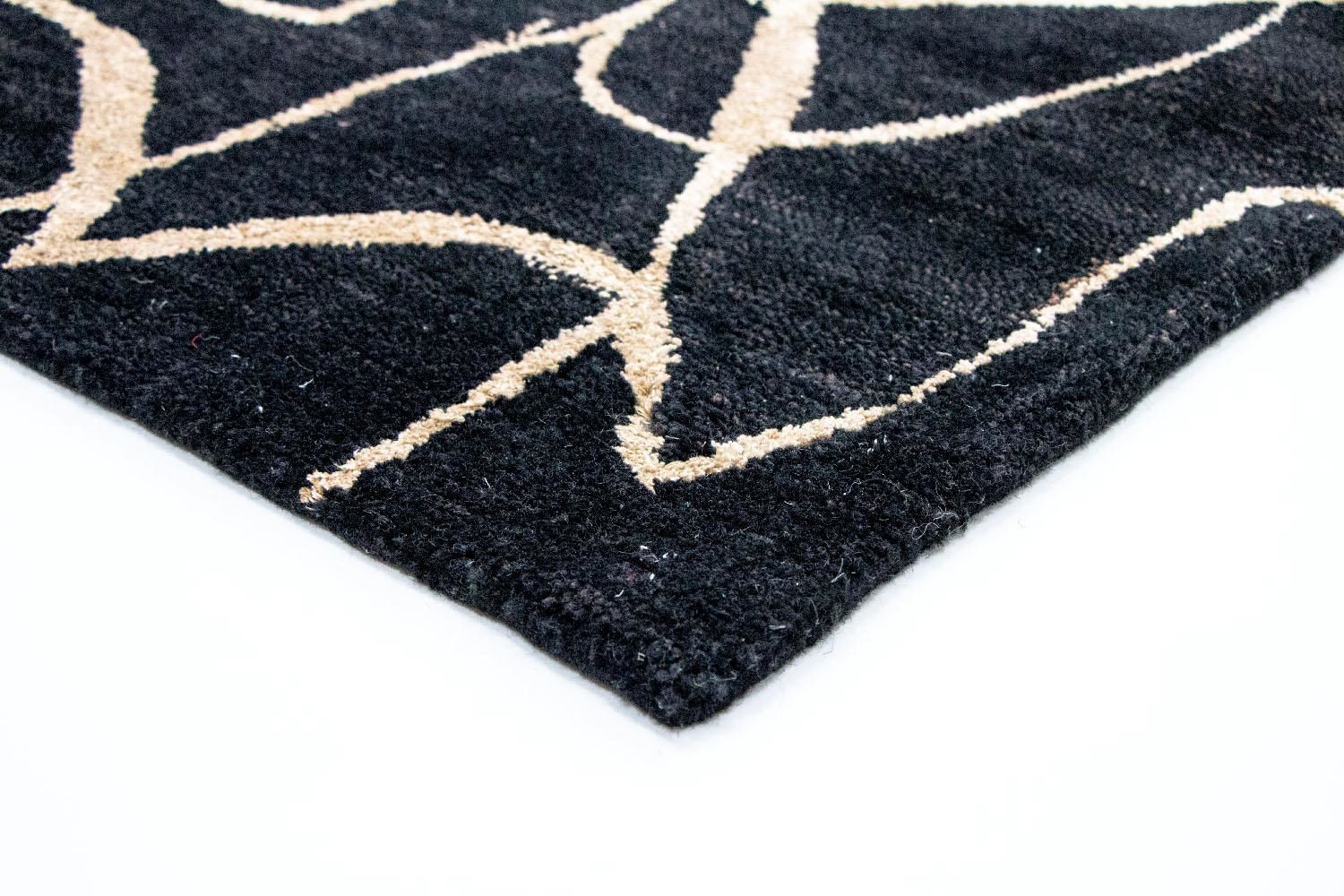 Alfombra de diseño - 243 x 154 cm - azul