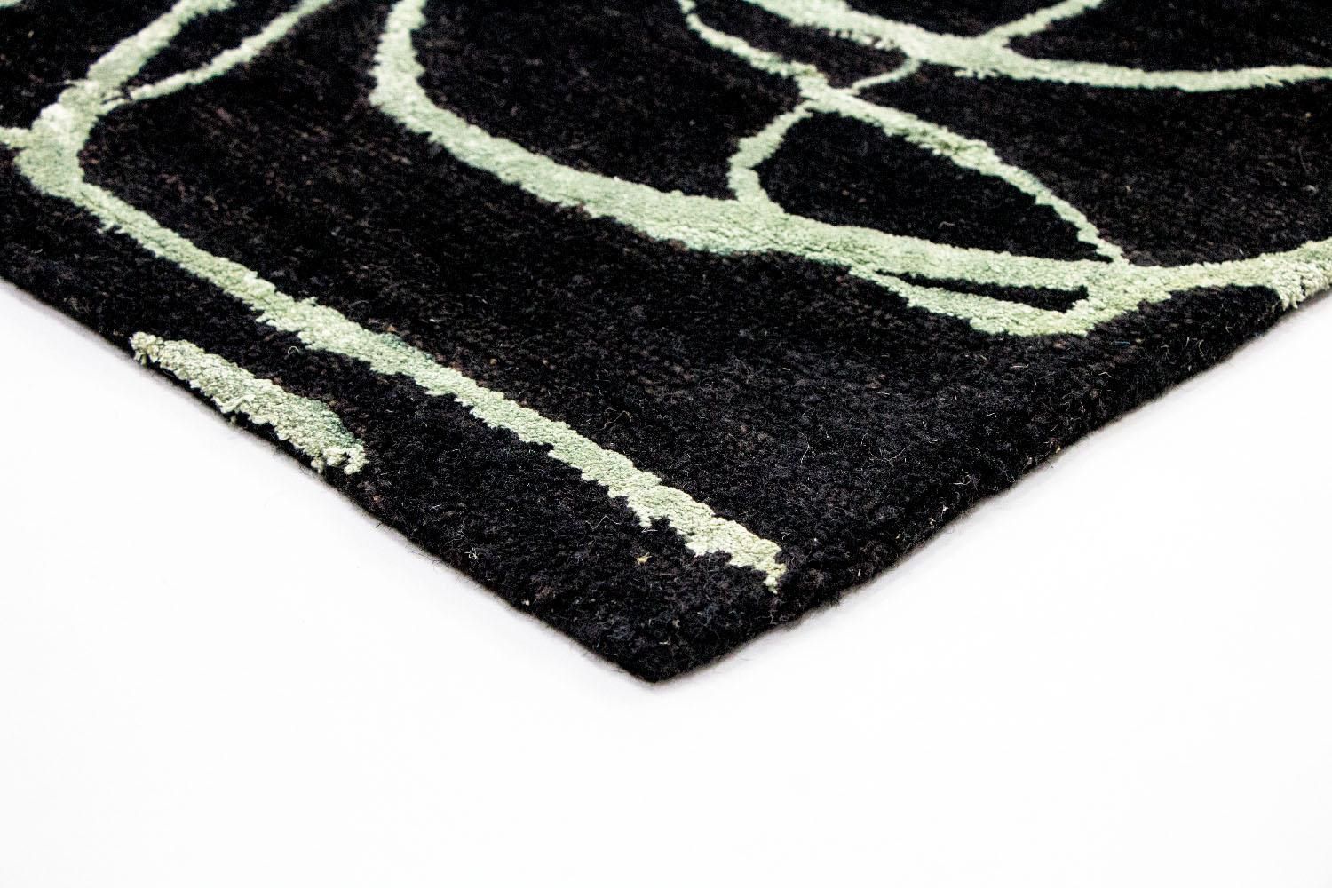 Alfombra de diseño - 243 x 152 cm - azul