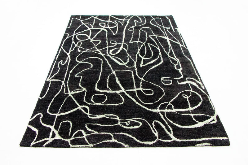 Alfombra de diseño - 243 x 152 cm - azul