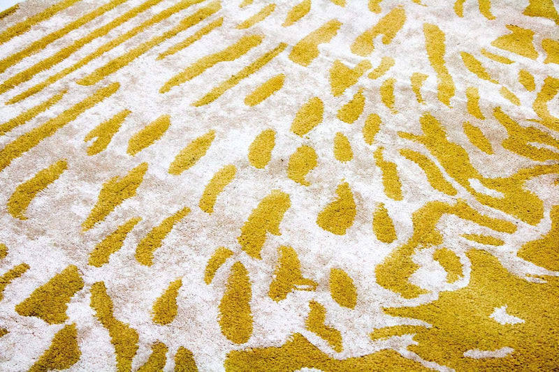 Alfombra de diseño - 242 x 154 cm - amarillo mostaza