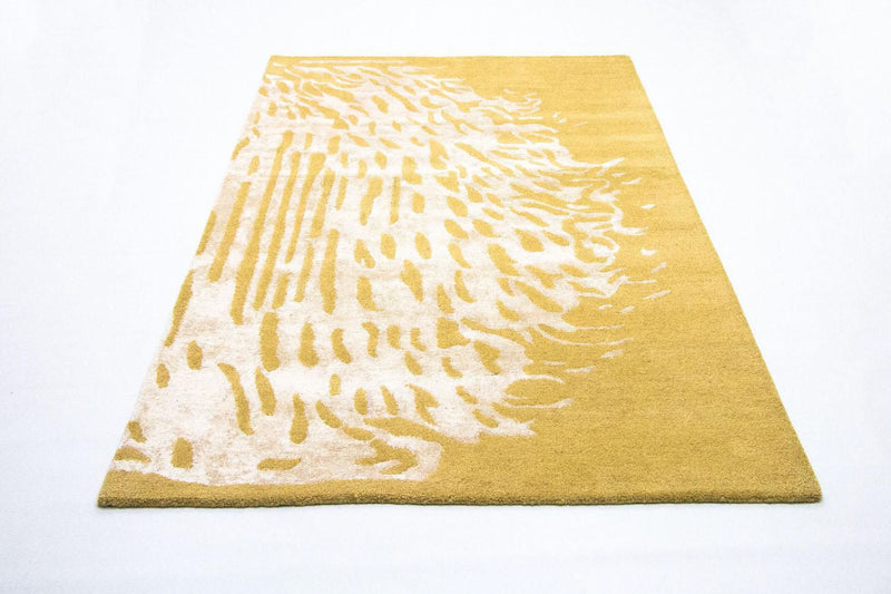 Alfombra de diseño - 242 x 154 cm - amarillo mostaza