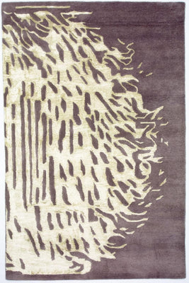 Alfombra de diseño - 242 x 153 cm - lila