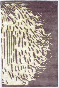 Alfombra de diseño - 242 x 153 cm - lila