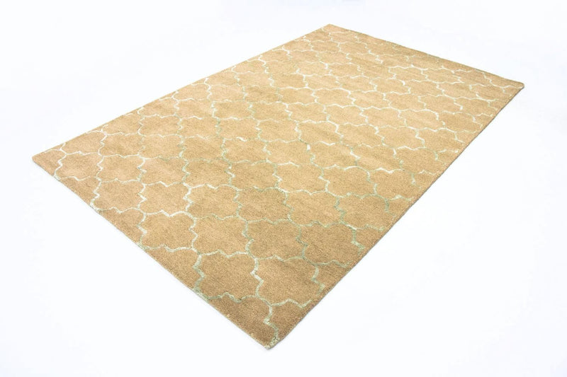 Alfombra de lana - 244 x 155 cm - beige