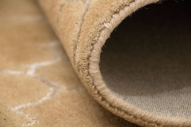 Alfombra de lana - 246 x 156 cm - beige