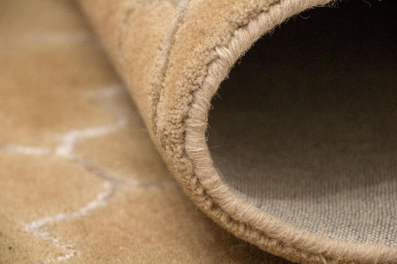 Alfombra de lana - 246 x 156 cm - beige