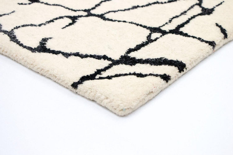 Alfombra de diseño - 181 x 121 cm - beige