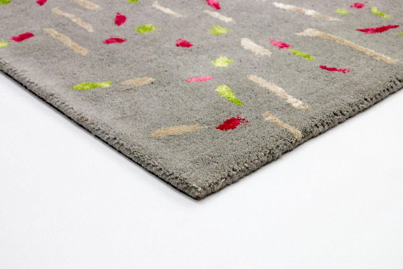 Alfombra de diseño - 245 x 143 cm - gris