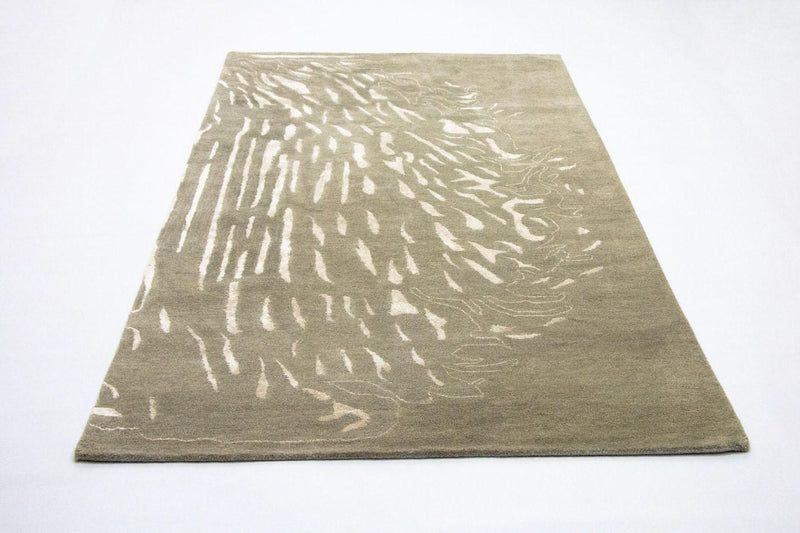 Alfombra de diseño - 242 x 153 cm - marrón