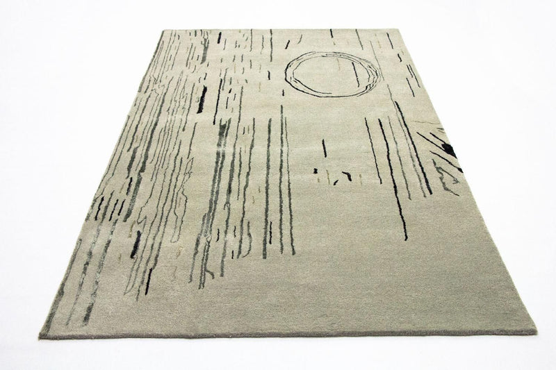 Alfombra de diseño - 245 x 153 cm - plata