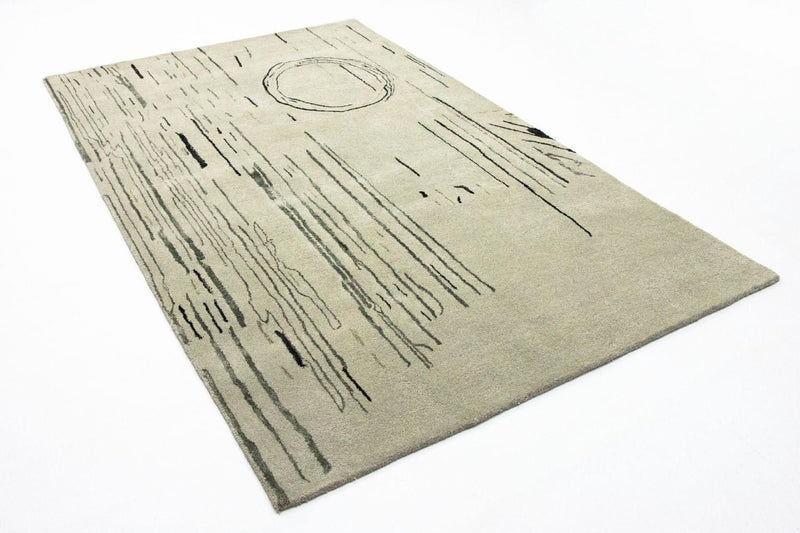 Alfombra de diseño - 245 x 153 cm - plata