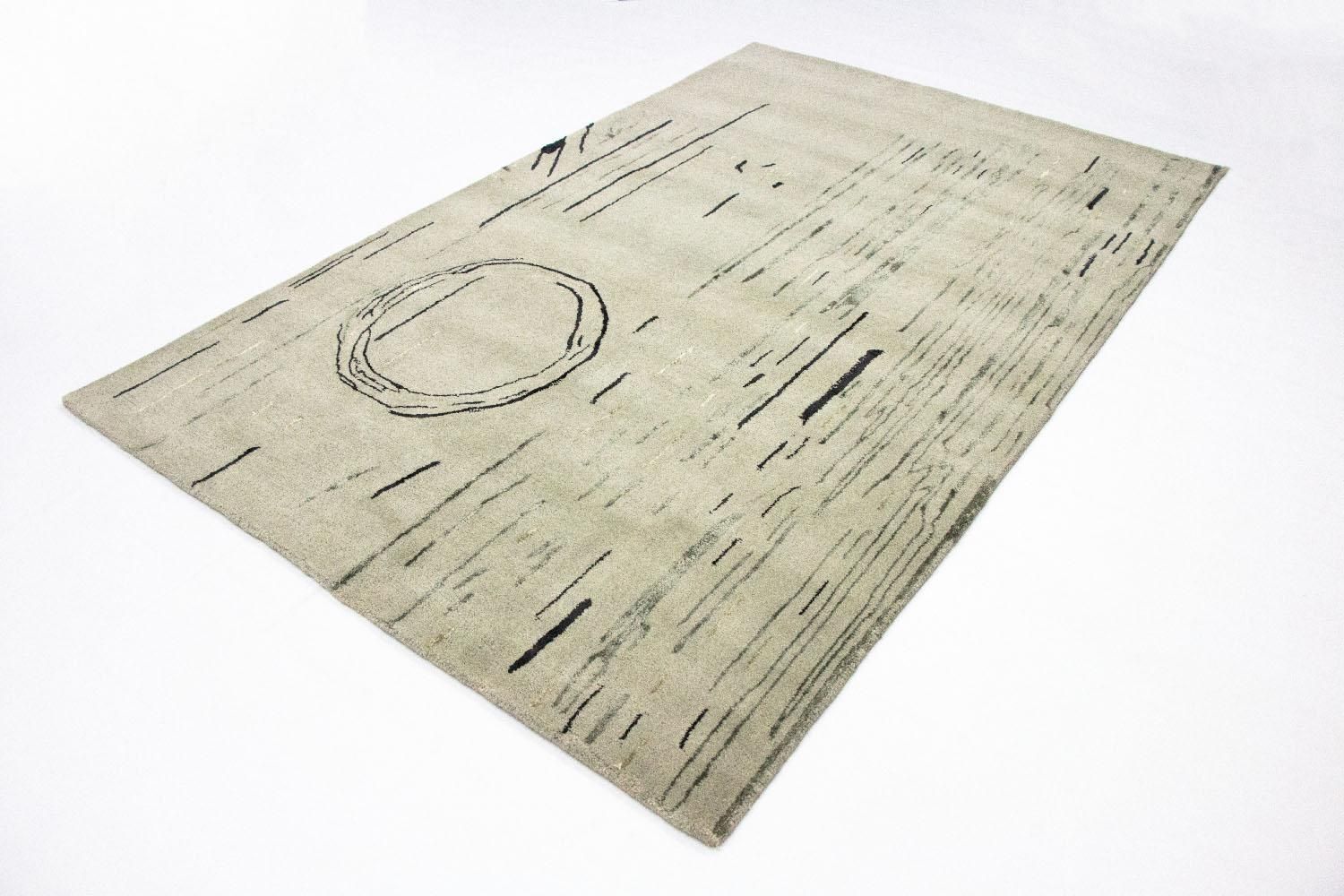 Alfombra de diseño - 245 x 153 cm - plata