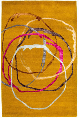 Alfombra de diseño - 245 x 155 cm - naranja