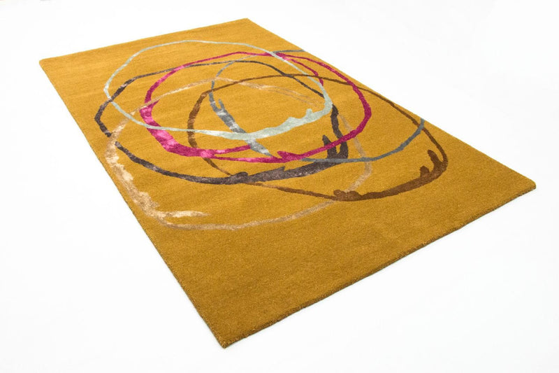 Alfombra de diseño - 245 x 155 cm - naranja