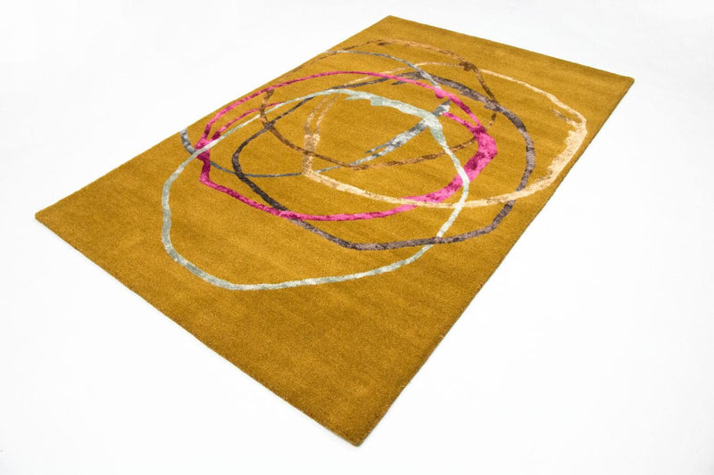Alfombra de diseño - 245 x 155 cm - naranja