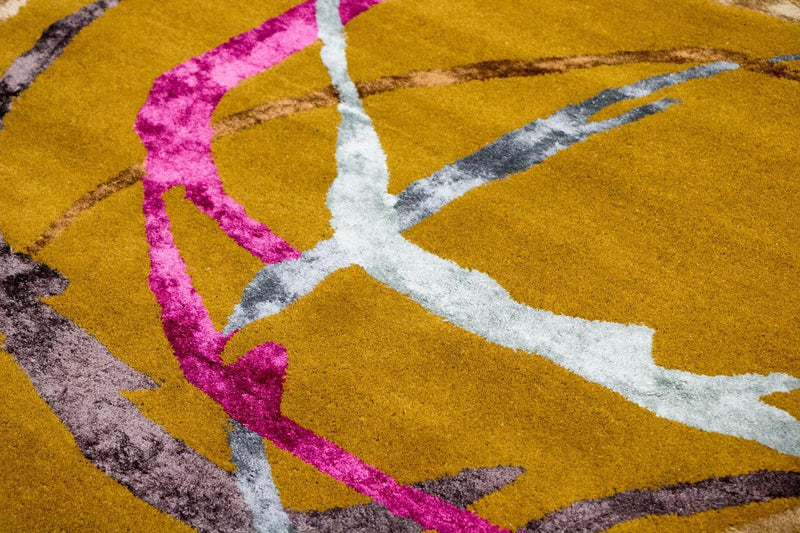 Alfombra de diseño - 245 x 155 cm - naranja