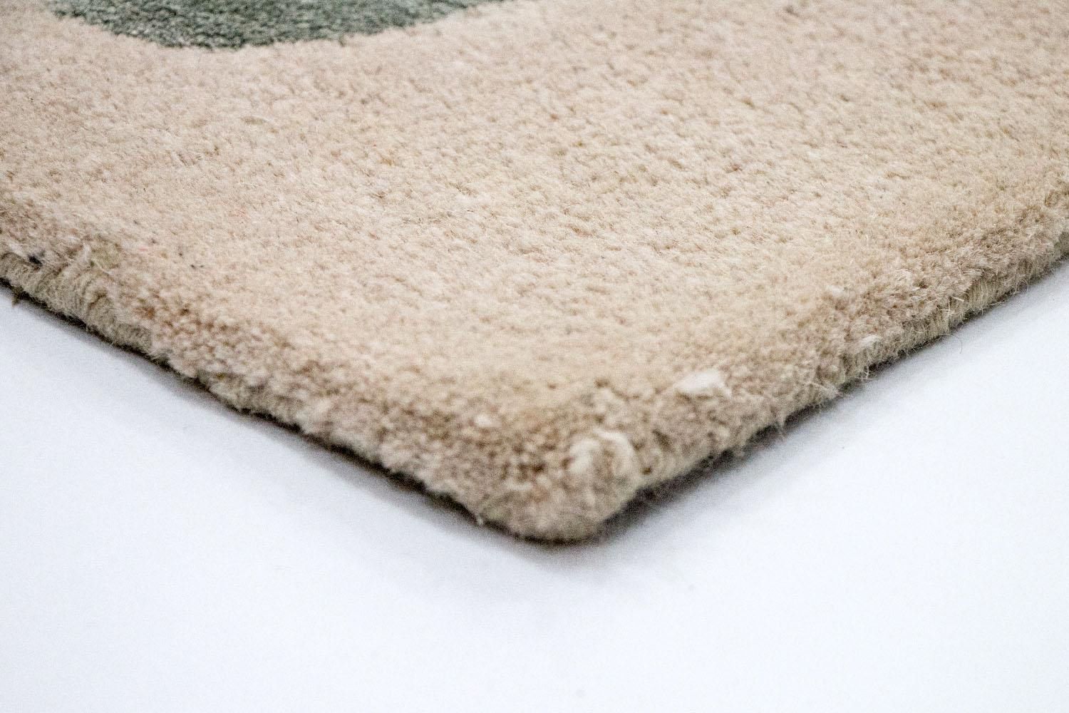 Alfombra de diseño - 179 x 121 cm - beige