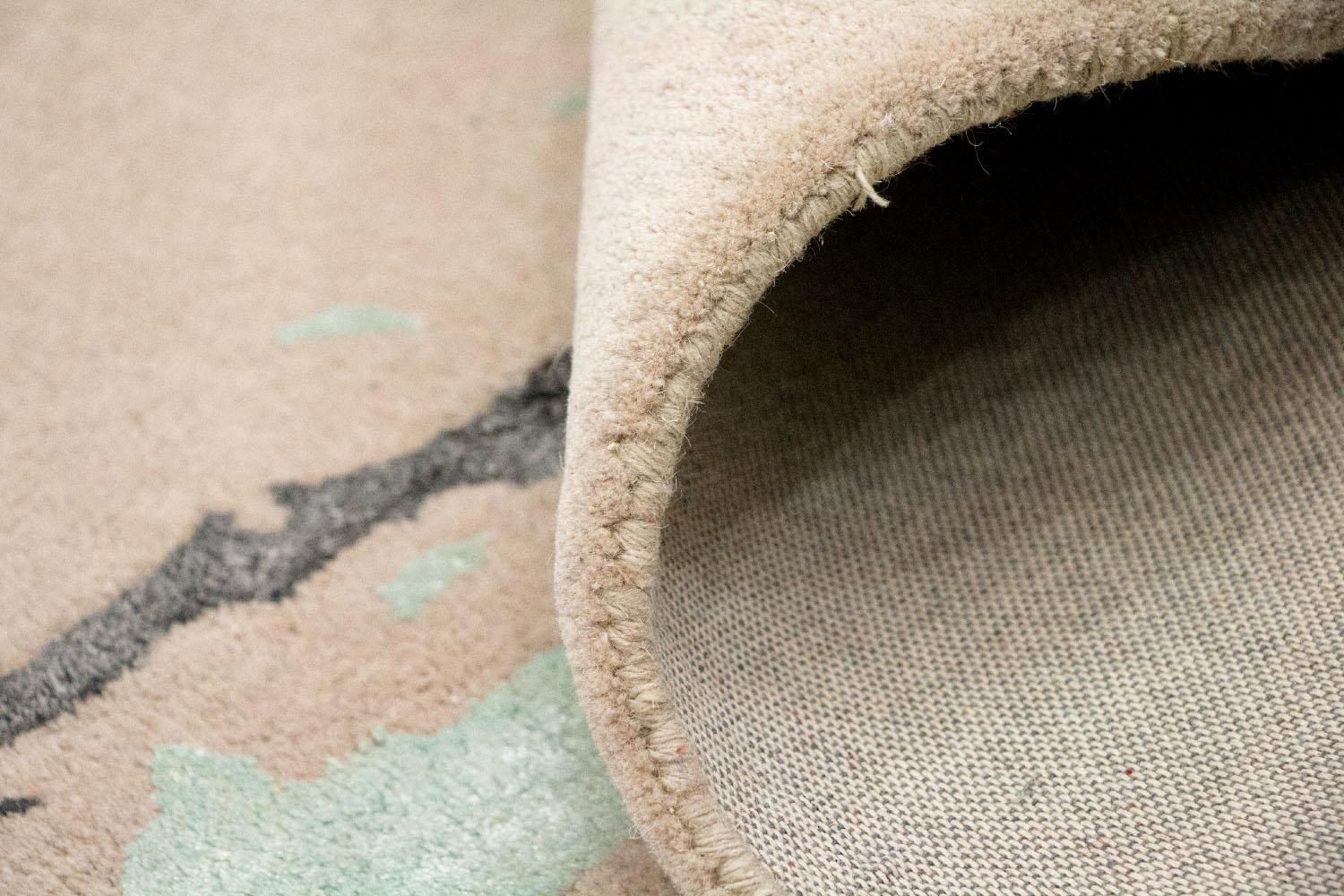 Alfombra de diseño - 179 x 121 cm - beige