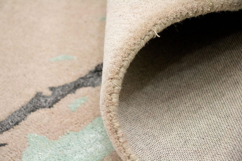 Alfombra de diseño - 179 x 121 cm - beige