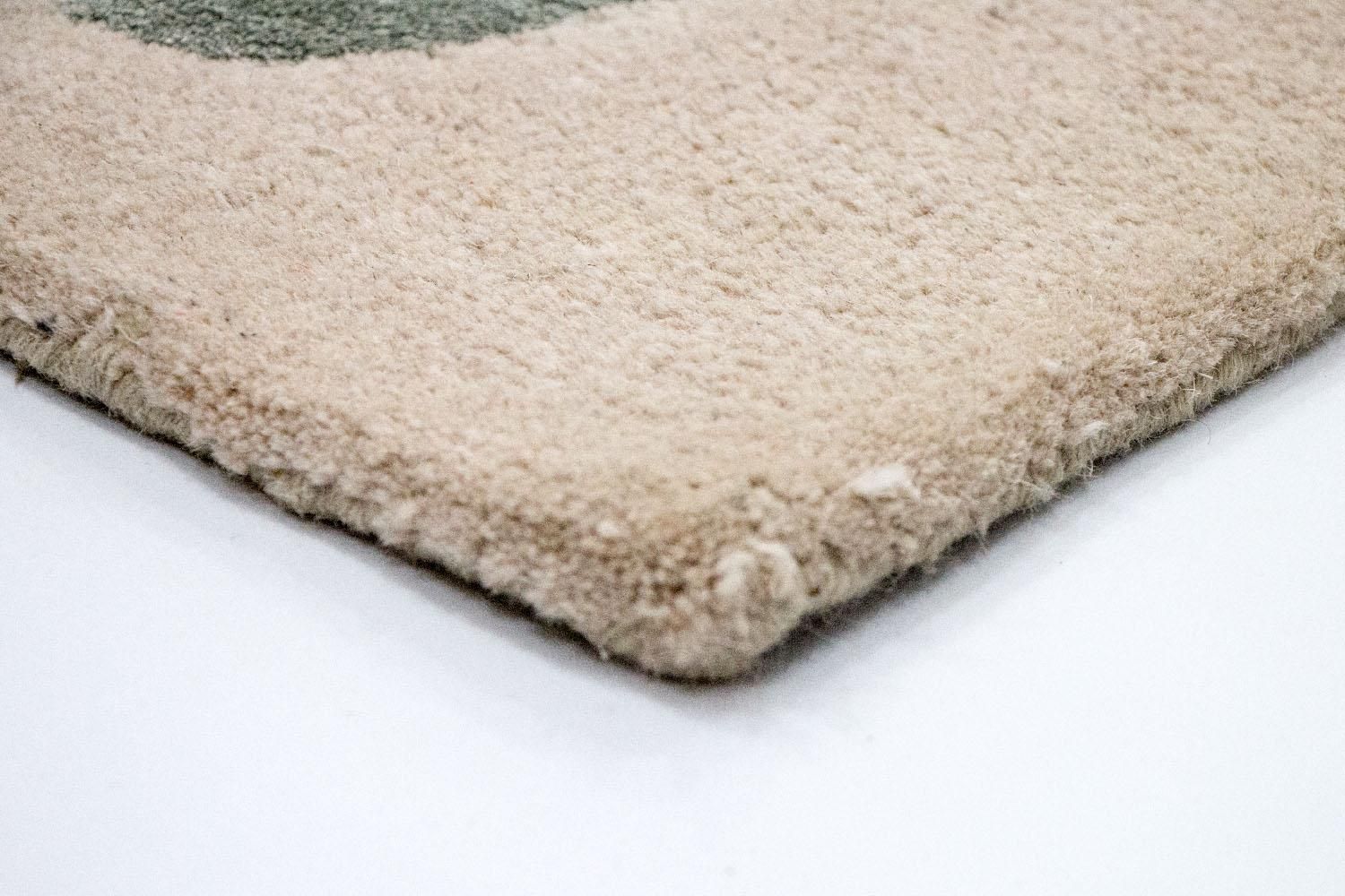 Alfombra de diseño - 179 x 121 cm - beige