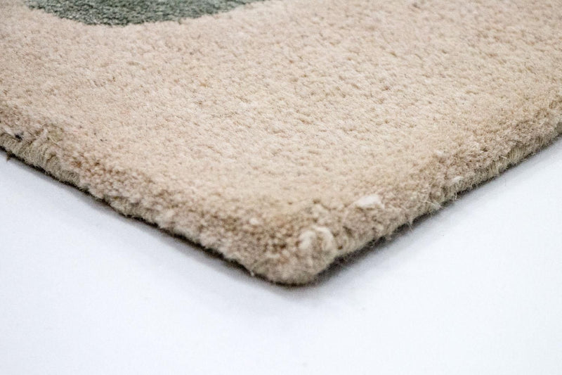 Alfombra de diseño - 179 x 121 cm - beige