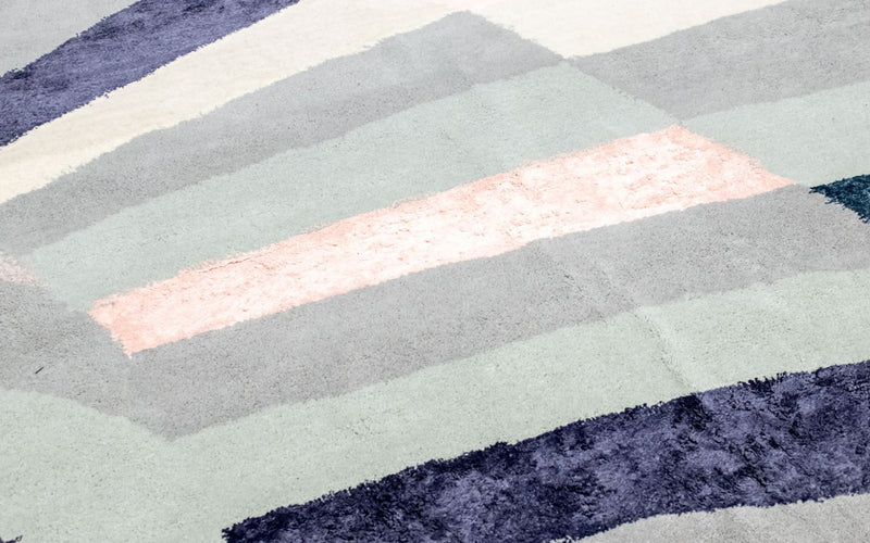 Alfombra de diseño - 299 x 240 cm - colorido